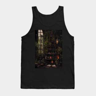 botanical vintage library Tank Top